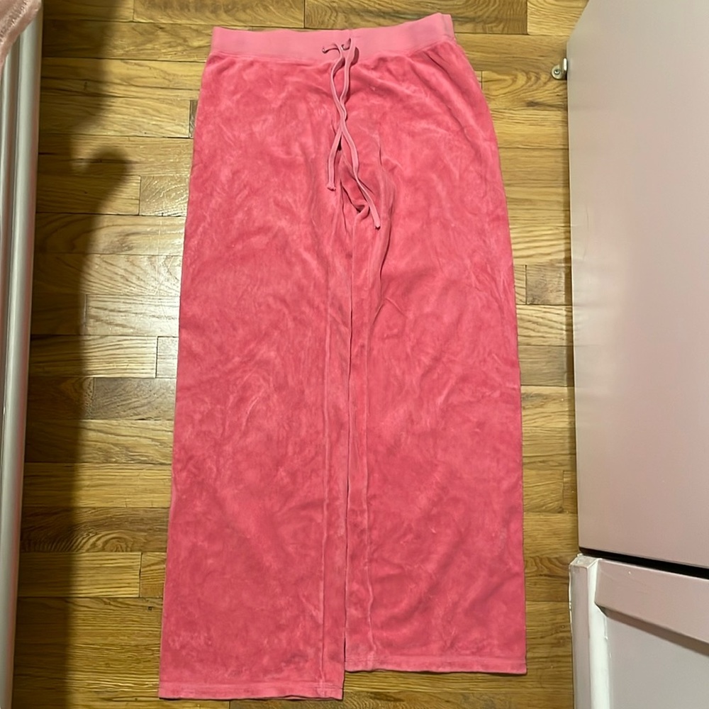 Y2K Vintage Juicy Couture Tracksuit Jogger Sweatpants Bottoms Bubblegum Pink
